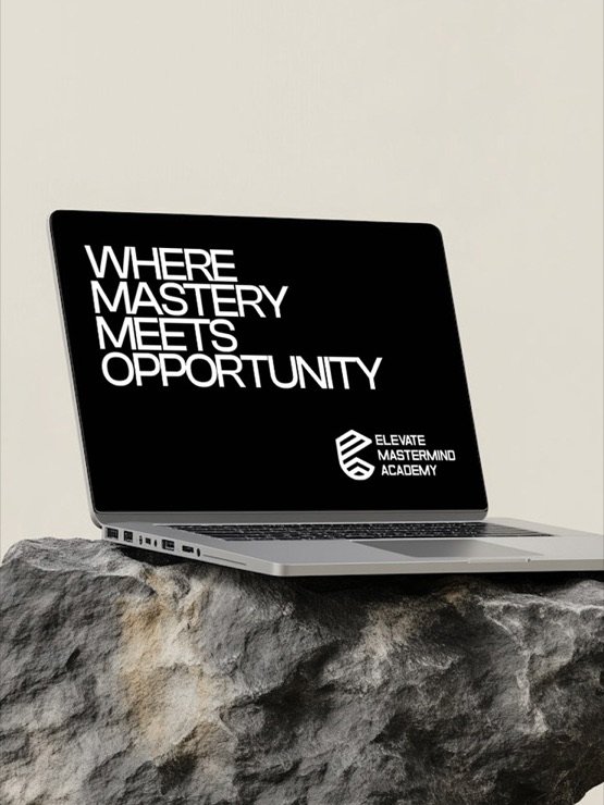 Elevate Mastermind Academy — brand application 5