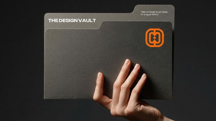 The Design Vault — brand application 4